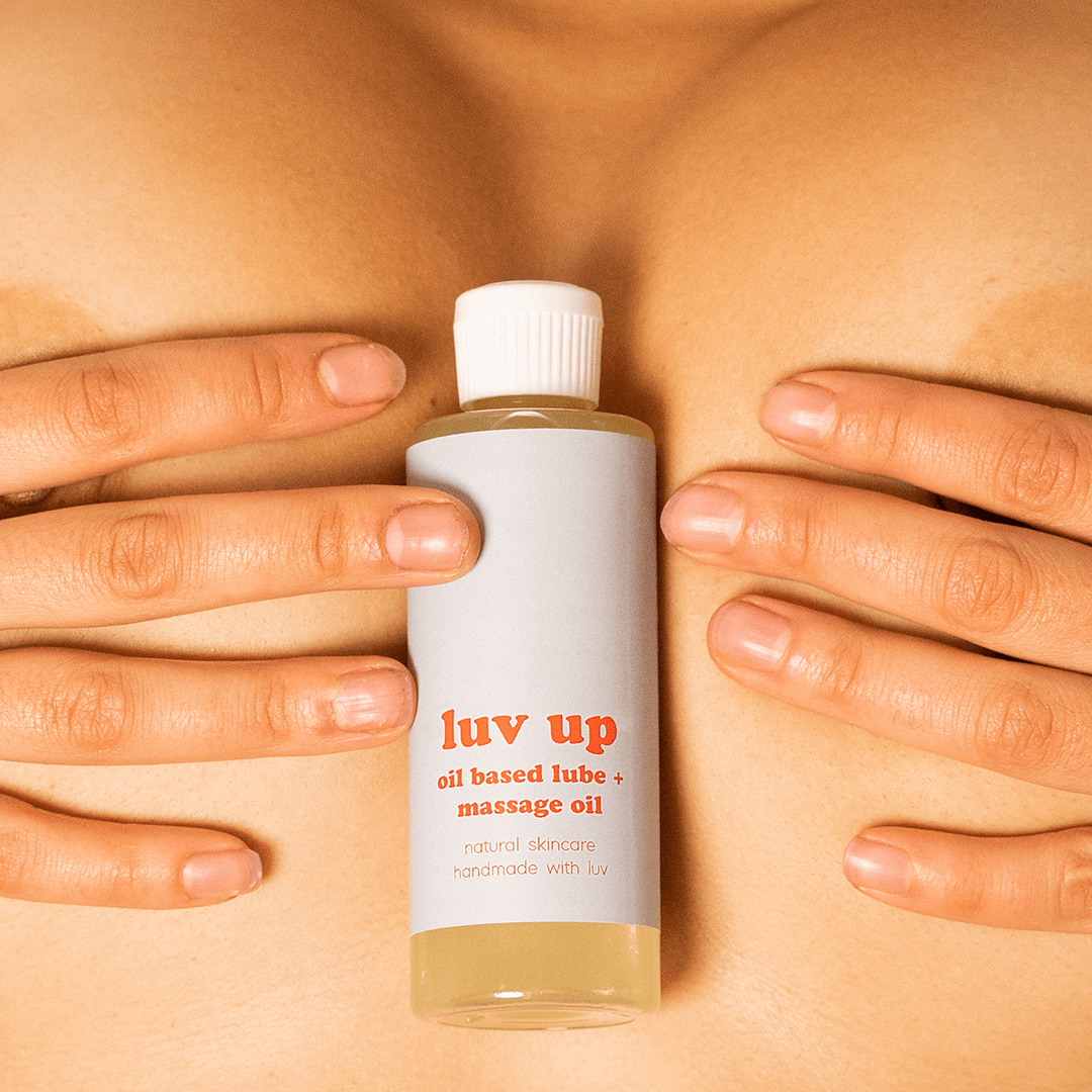 Natural lube and massage oil